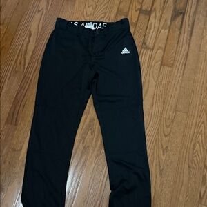 Adidas softball or baseball Black Performance pants